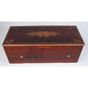 Swiss Music Box Signed Ducommun Girod