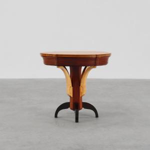 Art Deco Wooden Side Table, France Circa 1930