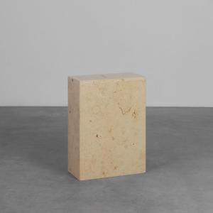 Console Table In Italian Travertine, 1980s