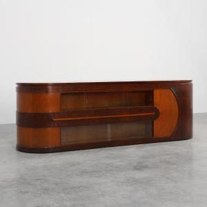 Large Art Deco Counter Attributed To De Coene, Belgium, 1920s