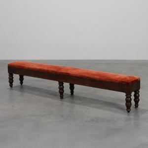 Rustic Oak Farm Bench With A Beautiful Patina, France, Circa 1820