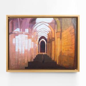 Modern Painting By Hans Vandekerkhove, San Galgano 2009