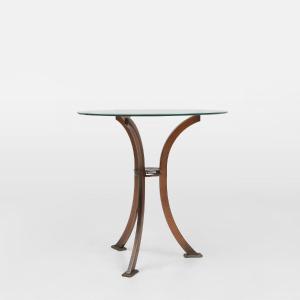 Hollywood Regency-style Side Table By Belgo Chrom, Belgium, 1980s
