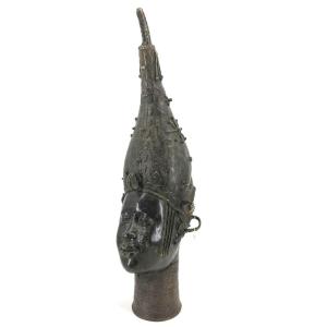 Bronze Sculpture From Benin, 20th Century