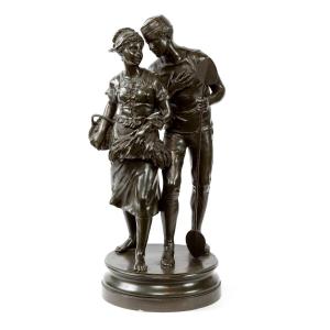Late 19th Century Bronze Sculpture By Léon Pilet