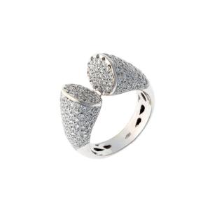 18ct White Gold Ring Set With 2ct Diamonds