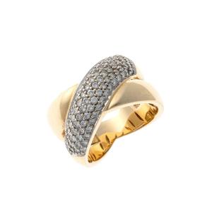 14k Gold Christ Ring With Diamonds