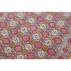 Persian Qum Wool Rug, 205 X 157 Cm 