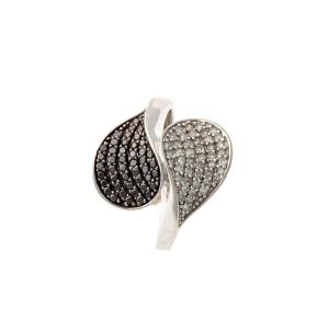 Ring In 14k Gold With Diamonds