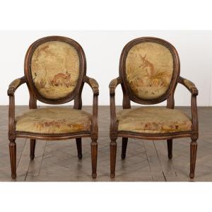 Pair Of Eighteenth-century Armchairs