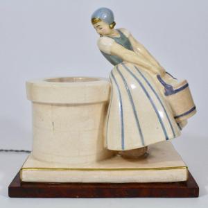 Argilor France Young Girl At The Well