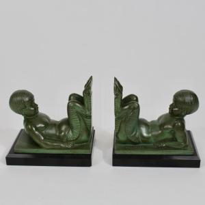C Charles Bookends "faunas"
