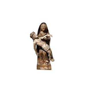 Pietà, 16th-17th Century, Carved Wood