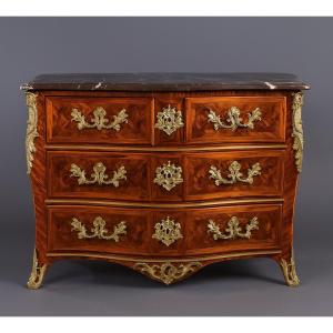 Louis XV Period Commode Stamped G. Schwingkens Paris, Circa 1735-1740