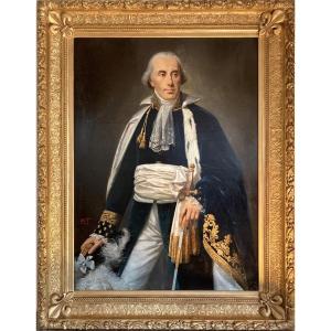 Portrait Of Louis De Bonald In French Peer Attire, Attributed To Louis Hersent