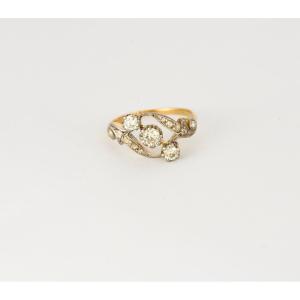 Diamond Ring, Circa 1920, French Work
