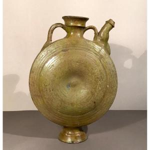 Decorative Arts Mediterranean Basin Southern Europe Lenticular Pitcher/flask 18th 19th