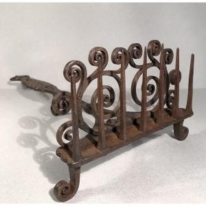 High-era Toaster Wrought Iron/wrought Iron Late 19th Century France Circa 1860/1880