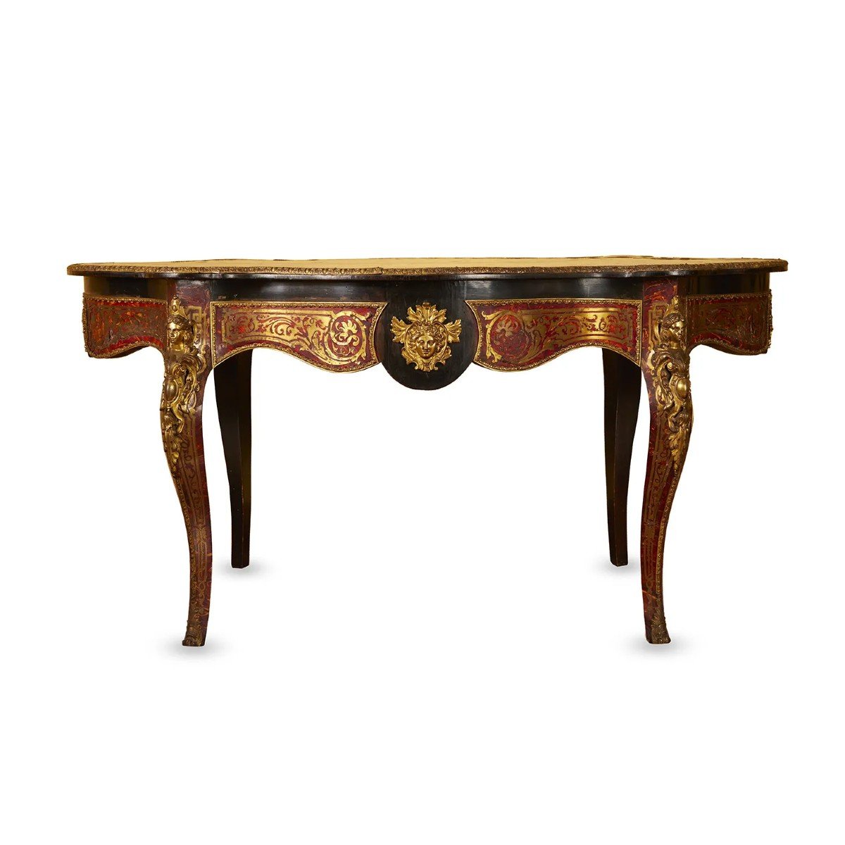 Tavolo Boulle in ebano -Francia, periodo Napoleone III--photo-2