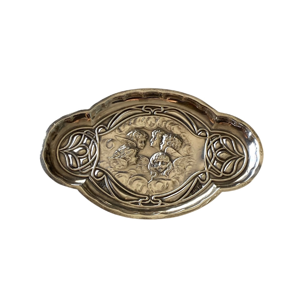 Set da toeletta in argento sbalzato. Inghilterra, inizio secolo XX-photo-2