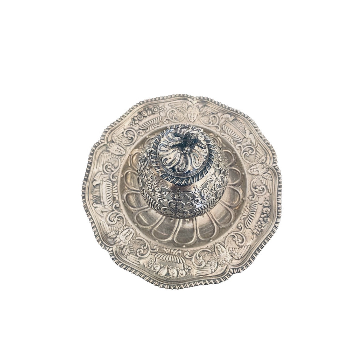 Calamaio in argento sterling, Charles Wright-Londra 1770 (Giorgio III)-photo-2