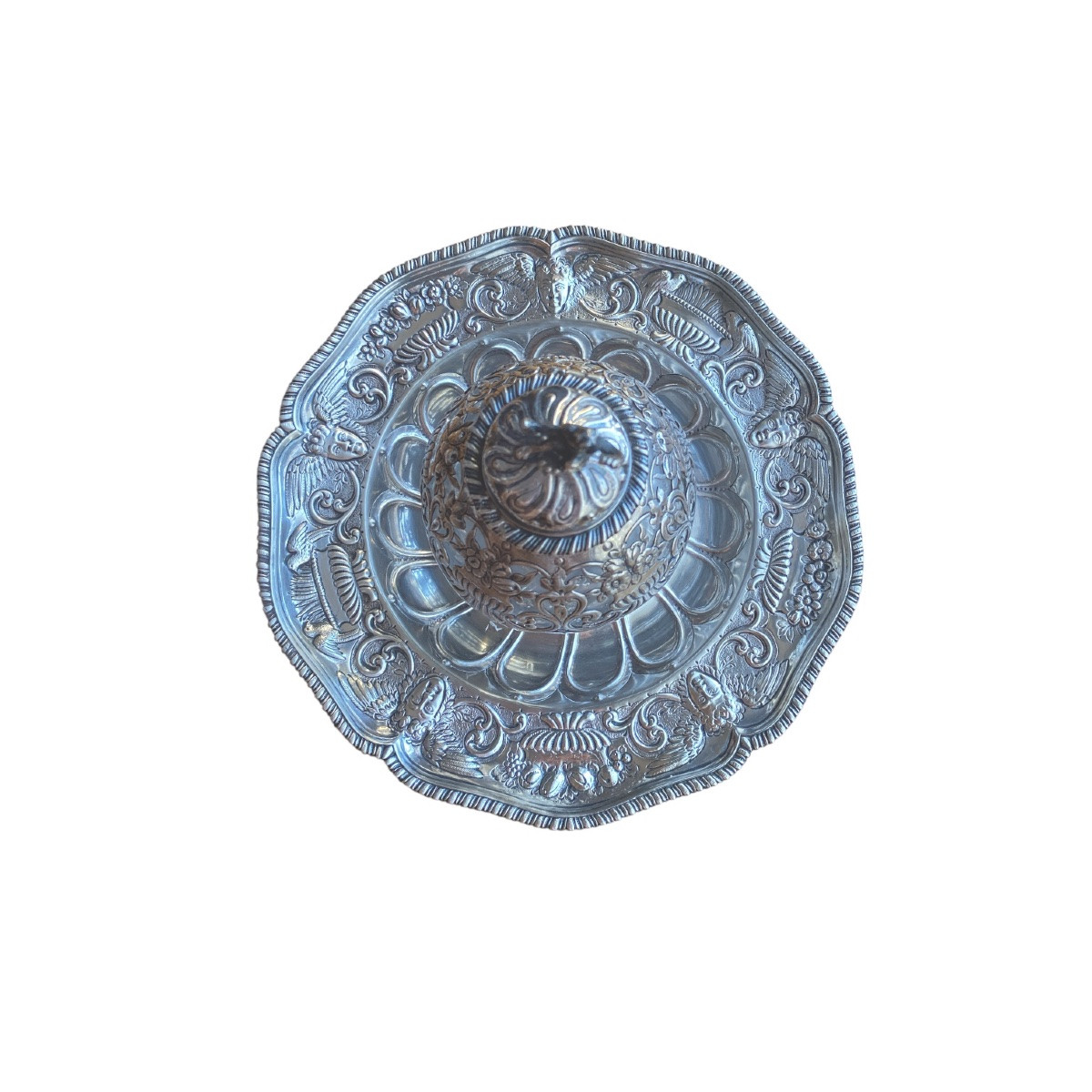 Calamaio in argento sterling, Charles Wright-Londra 1770 (Giorgio III)-photo-4