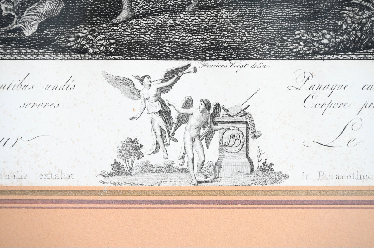 Coppia di incisioni francesi con cornici XVIII sec. – Francesco Morelli Inizio sec.XIX-photo-1