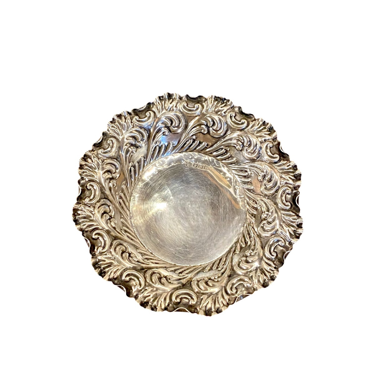 Porta bonbon in argento sterling. Inghilterra, inizio XX sec.-photo-2