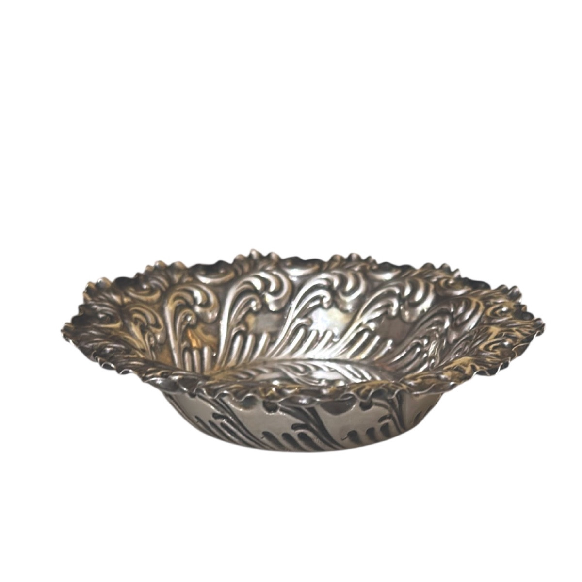 Porta bonbon in argento sterling. Inghilterra, inizio XX sec.-photo-3