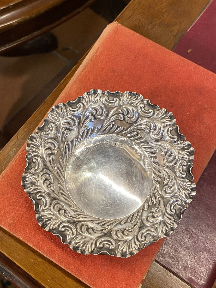 Porta bonbon in argento sterling. Inghilterra, inizio XX sec.-photo-4