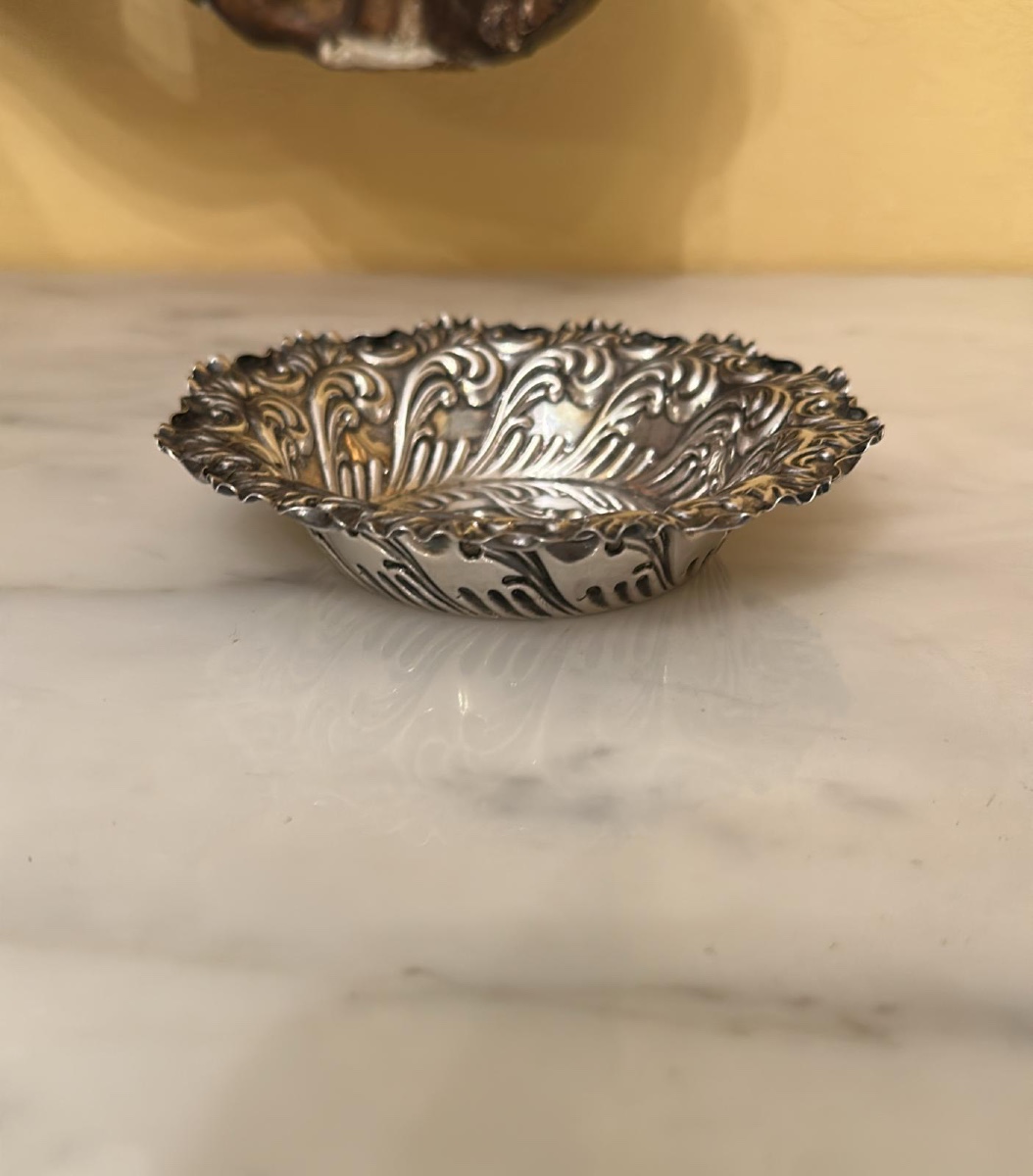 Porta bonbon in argento sterling. Inghilterra, inizio XX sec.-photo-1