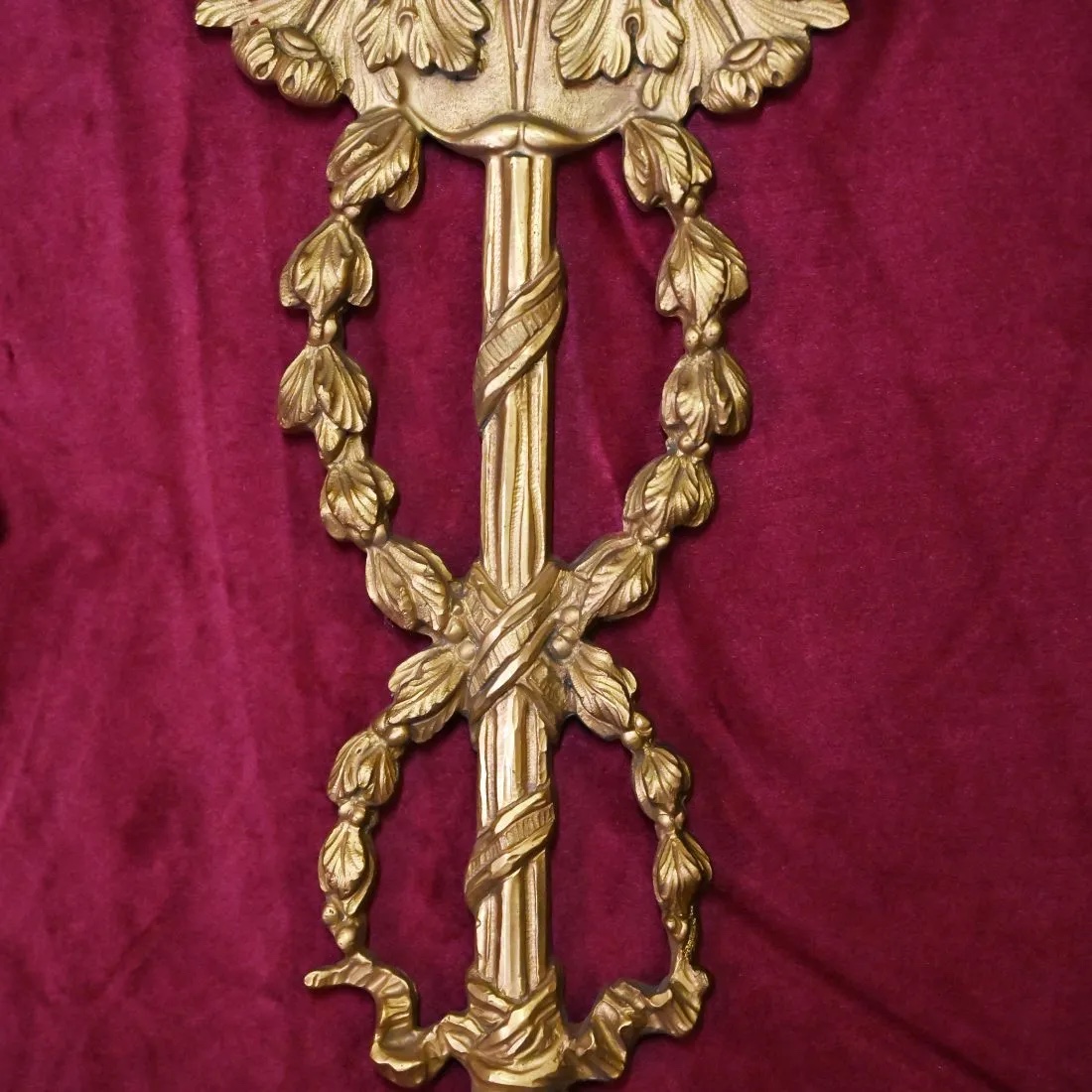 Coppia di applique in bronzo dorato – Francia, XIX secolo-photo-3