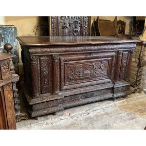 Castral Wedding Chest, Normandy 16th Century