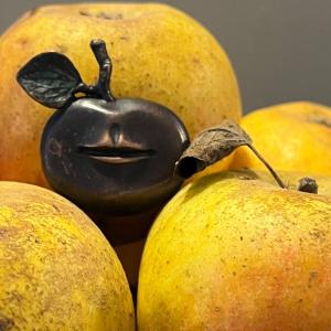 Claude Lalanne Apple Mouth Brooch.