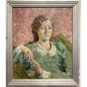 Charlotte Aimé, Portrait Of A Woman.