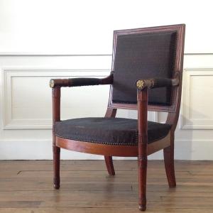 Large Consulate Period Armchair, Att To Jacob Desmalter