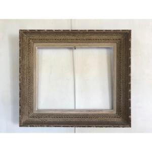 Montparnasse Frame In Carved Wood Around 1930