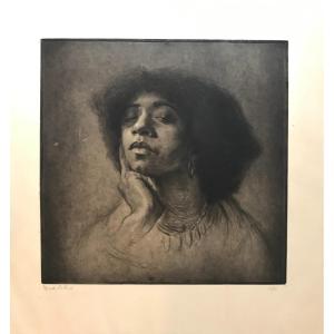 Edgar Chahine Lithograph