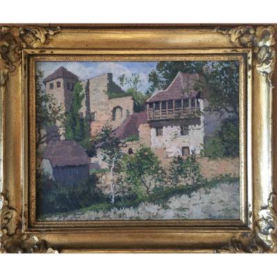 Pierre Labrouche (1876 - 1956) Landscape Of The Southwest, Pays Basque