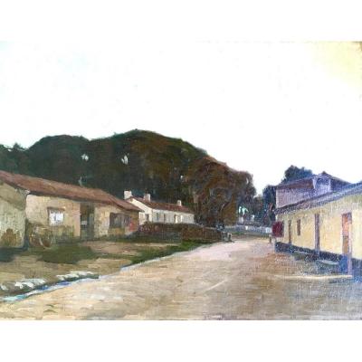 Pierre Gaston Rigaud, Impressionist Oil On Canvas Dated 1904, St Morillon