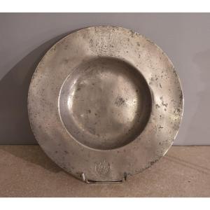 Claude Morant Pewter Dish Circa 1636