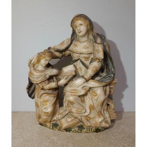 Saint Anne Sculpture, Sicily, Trapani, Late 16th Century