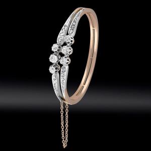 Napoleon III Opening Diamond Bracelet (circa 1870)