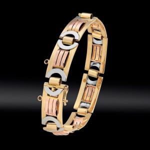3 Gold Bracelet Circa 1940