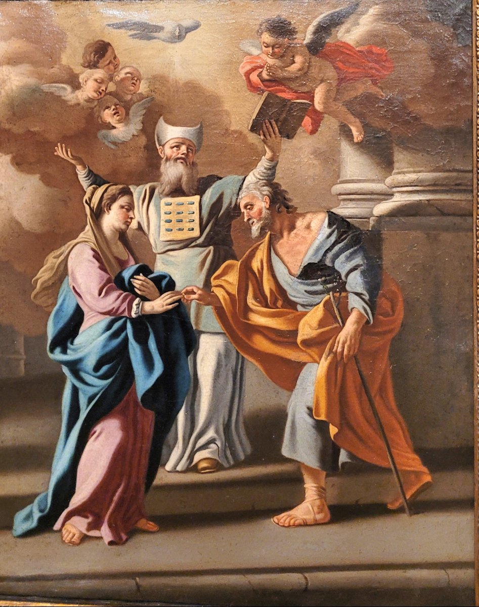 “Lo Sposalizio della Vergine” Francesco De Mura (attr.) (Napoli, 21 aprile 1696 – Napoli, 19 ag-photo-2