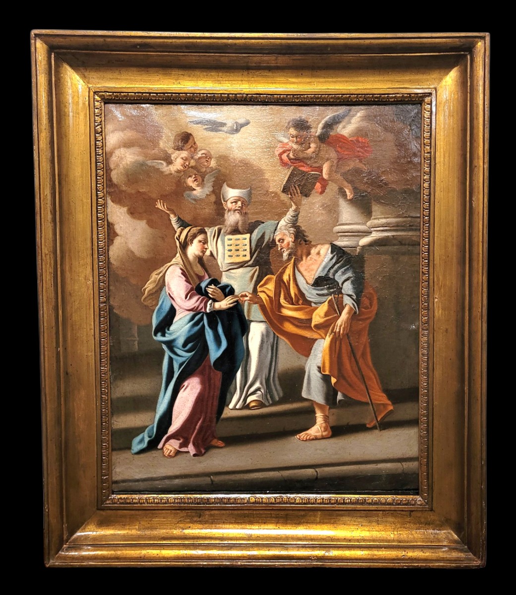 “Lo Sposalizio della Vergine” Francesco De Mura (attr.) (Napoli, 21 aprile 1696 – Napoli, 19 ag