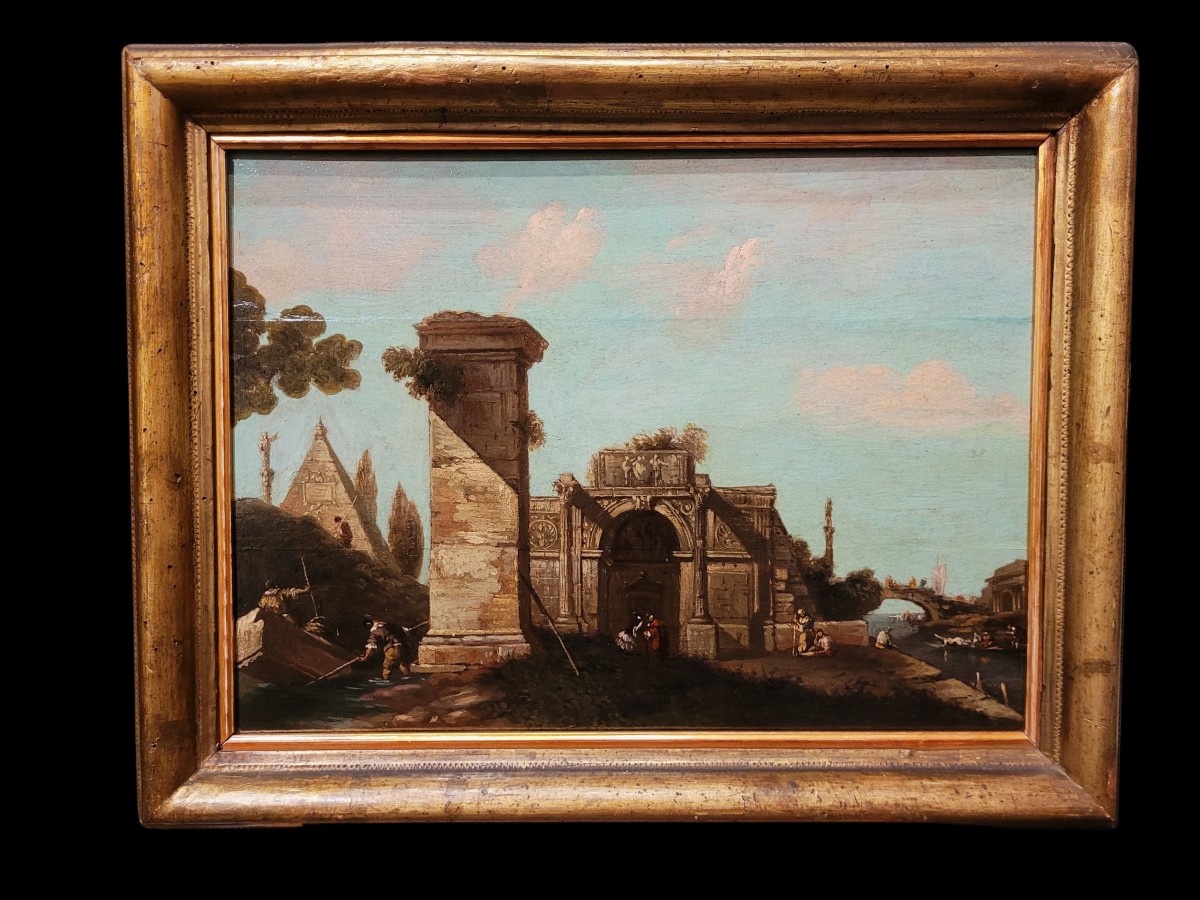 “Veduta arcadica dell’entroterra veneziano” Autore: Giovanni Migliara