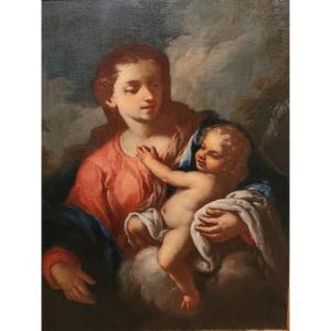 “Madonna con bambino”  Scuola veneziana del XVIII secolo