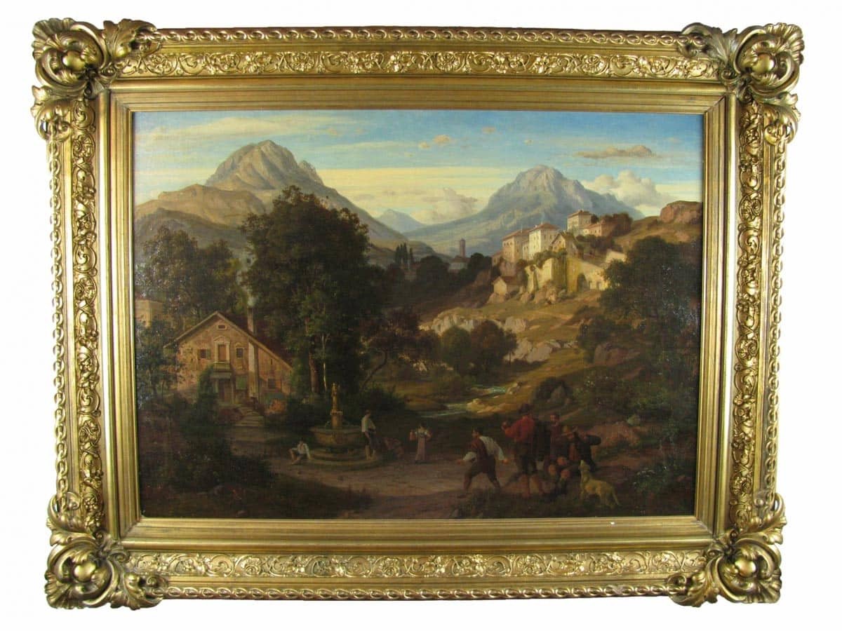 Eduard Cohen Paesaggio di Montagna 1866
