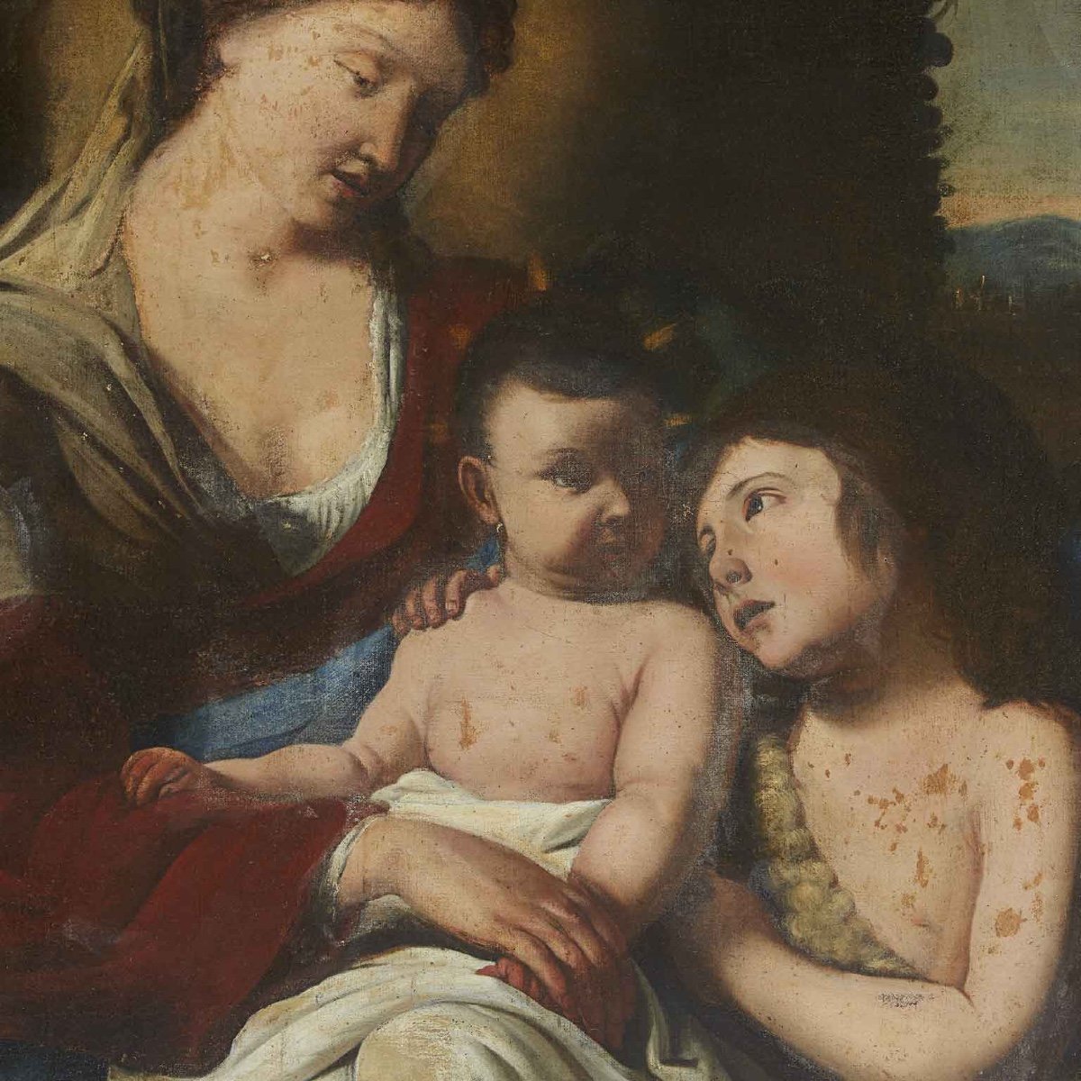 Madonna con Bambino e San Giovannino 1600-photo-3